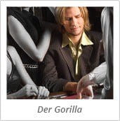 Der Gorilla verdient das Geld mit den höchsten Einsätzen an heißen Tischen